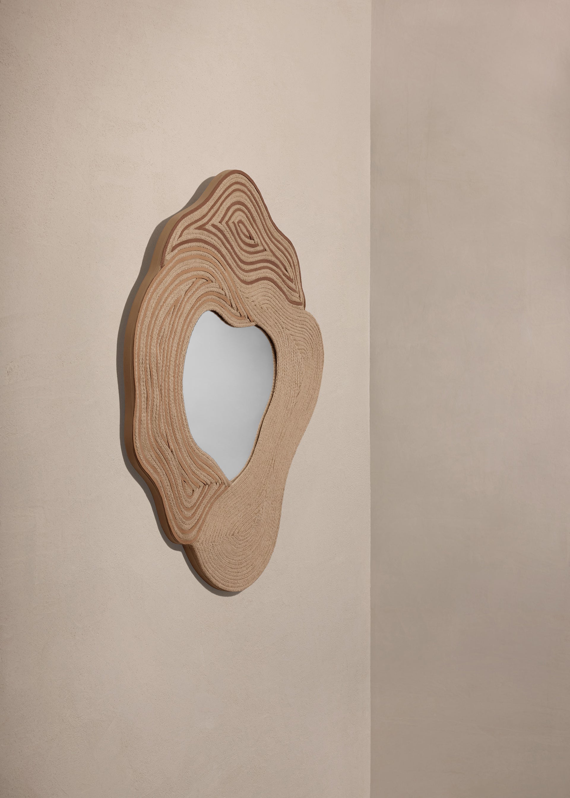 Miroir Oco - Camel Grainé