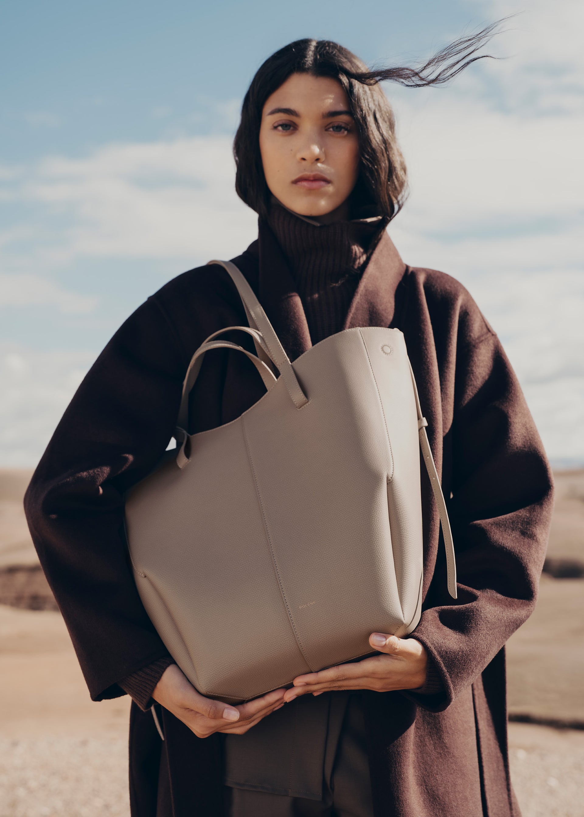 Cyme Tote - Taupe Grainé