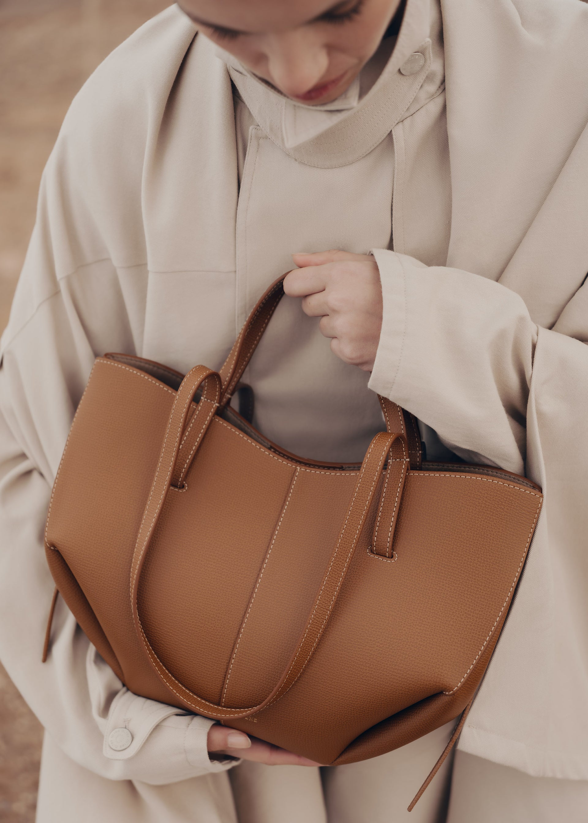 Cyme Mini - Camel Grainé