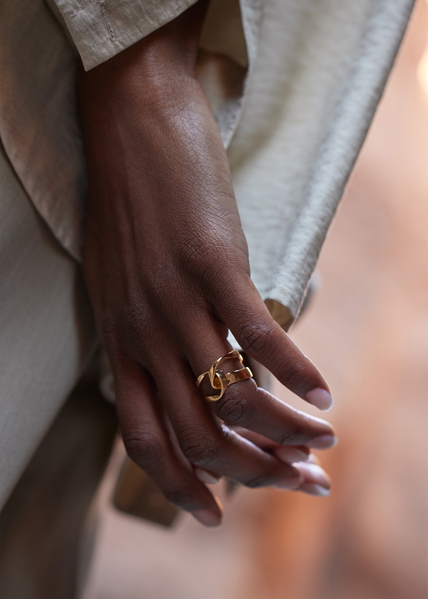 Bague Éole - Dorée à l’or 24 carats