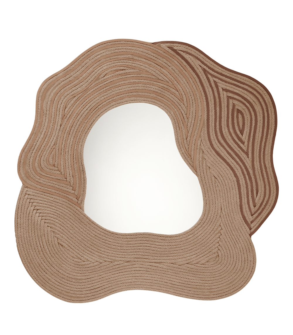 Miroir Oco - Camel Grainé